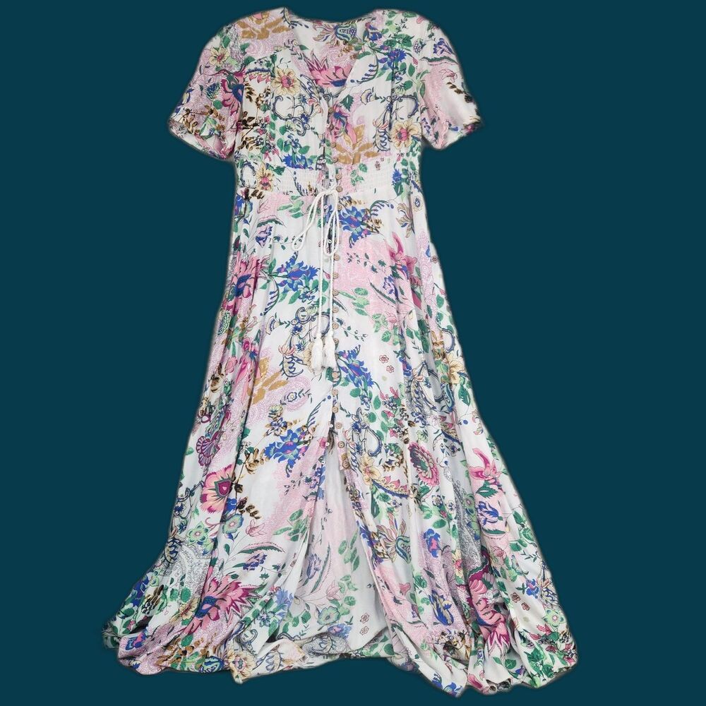 Anthropologie Style Women's Dress Size 8  Boho Retro Cottage Colquette